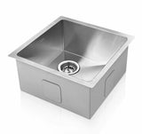 Cefito Kitchen Sink Stainless Steel Under/Topmount Handmade Laundry 440x440mm