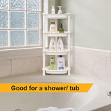 3 & 4 Tier Shower Caddy Corner