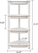 3 & 4 Tier Shower Caddy Corner