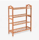 4 Tiers Bamboo Shoe Rack