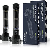 LED Flashlight Solar Power Tactical Flashlight