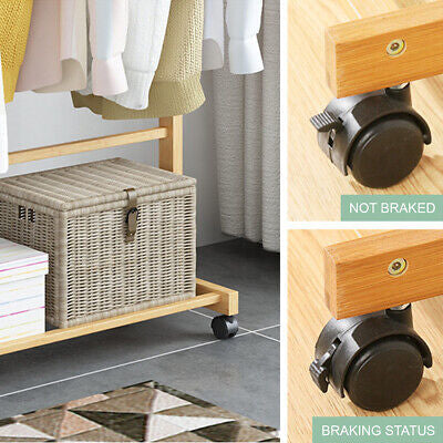 Open Garment Rack Clothes Rail Hanging Display Stand Shoe Storage Shelf Shelves