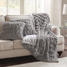 Comfort Spaces Ruched Faux Fur Plush 3 Piece Throw Blanket Set