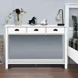 Console Table Hall Table Side Desk Accent Table Drawers Shelf Entryway 120CM