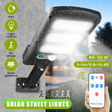 2 Pack 213LED Outdoor Solar Street Wall Light Sensor PIR Motion LED Lamp Remote