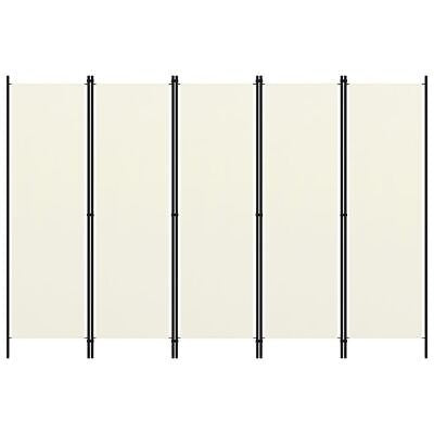 5 Panel Room Divider Folding Privacy Screen Separator Stand Home Decor Partition