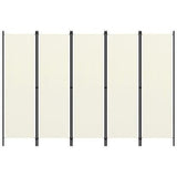 5 Panel Room Divider Folding Privacy Screen Separator Stand Home Decor Partition