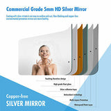 LED Bathroom Lighted Mirror Dimmable Frameless Vanity Makeup Touch Bluetooth