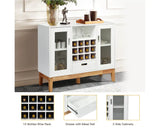 Wood Wine Storage Cabinet Sideboard Console Buffet Server w/ Wine Rack & Drawer