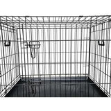 30inch Collapsible Pet Dog Cage Wire Metal Crate Kennel Portable Puppy Cat Rabbi