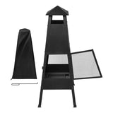 Chimney Fire Pit Patio Heater Outdoor Camping Portable Fireplace Cover