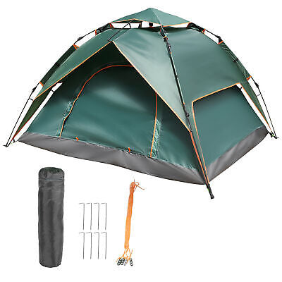 3-4 Person Instant Up Tent Family Waterproof Dome Hiking Beach Camping Tent AU