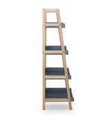 4 Tier Display Ladder Shelf Bookcase Bookshelf Storage Rack Wooden Flower Stand