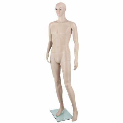 Male Mannequin Full Body 185cm Head Clothes Display Dressmaking Torso