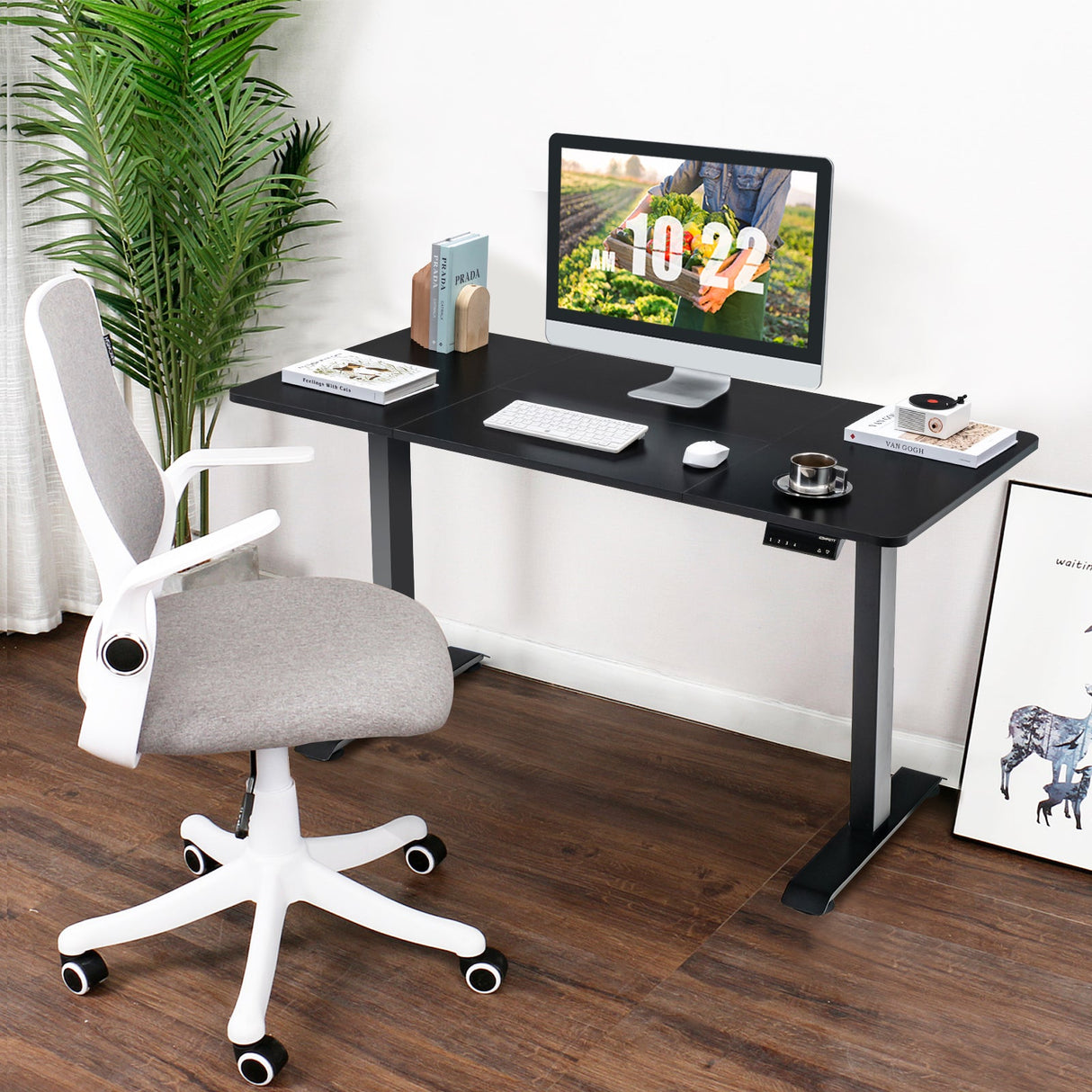 Standing Desk Electric Motorised Computer Desk Height Adjustable Sit Stand Table