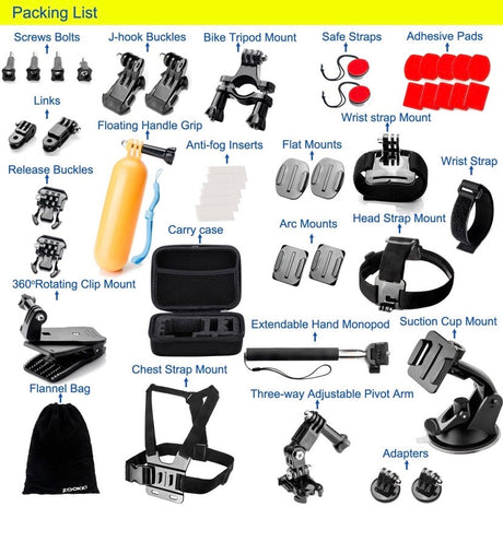 Gopro Accessories Kit