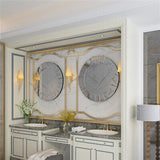 800mm Round Decorative Wall Mirror Gorgeous Mirror fr Bedroom Livingroom Hallway