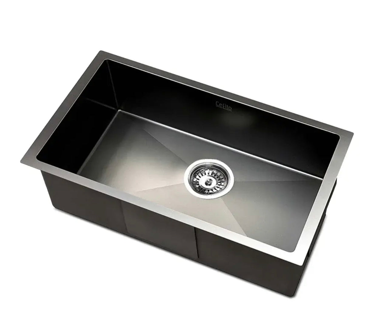 Stainless Steel Kitchen Sink Under/Topmount Sinks Laundry Bowl 450X300MM