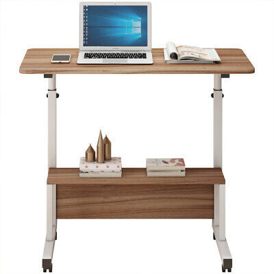 Standing Desk Height Adjustable Sit Stand Over Bed Laptop Table Foldable Coffee