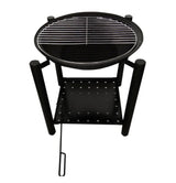 Fire Pit Charcoal BBQ Grill Fireplace Brazier Portable Patio Garden firepit