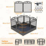 Dog Whelping Pen Box Large Heavy Duty Indoor Fence with Fertility Mat