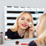 Bluetooth Vanity Makeup Mirror With Lights Hollywood LED Mirrors Wall