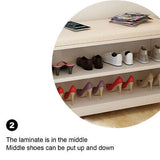 Shoes Cabinet Rack Wooden Bench Seat Storage Holder Shelf Stand Organizer Shoe