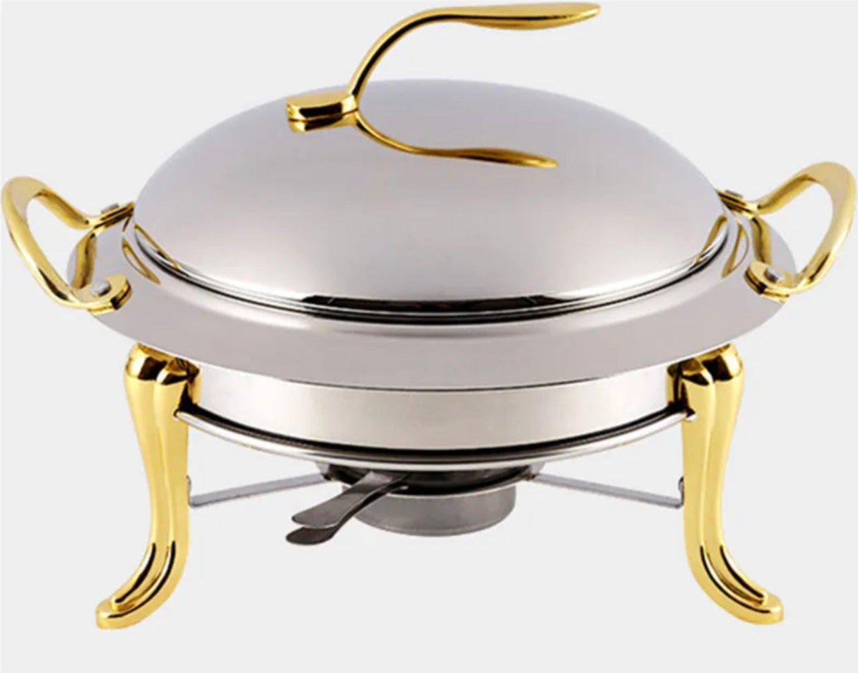 Chafing Dish Buffet Pan Bain Marie Stainless Steel Alcohol Stove Food Warmer