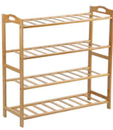 Bamboo Shoe Rack Storage Organizer