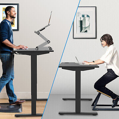 Motorised Standing Desk Height Adjustable Sit Stand Up Office Table Riser