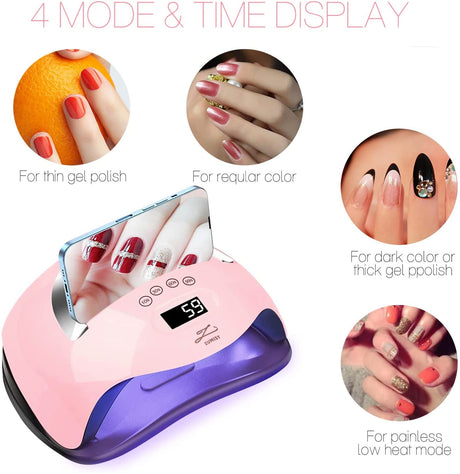 UV Nail Lamp With Phone Holder