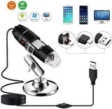 40 to 1000x Magnification Endoscope, 8 LED USB 2.0 Digital Microscope