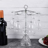 Natural Feel Wine Glass Stemware Cup Hanging Holder Storage Display Drying Rack Efficie