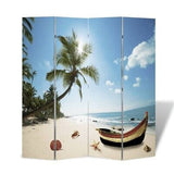 Folding Room Divider Print 160 x 170 Beach