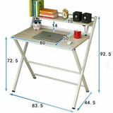 Folding Free Installation Desk Wooden Home Office Computer Desk Side Table