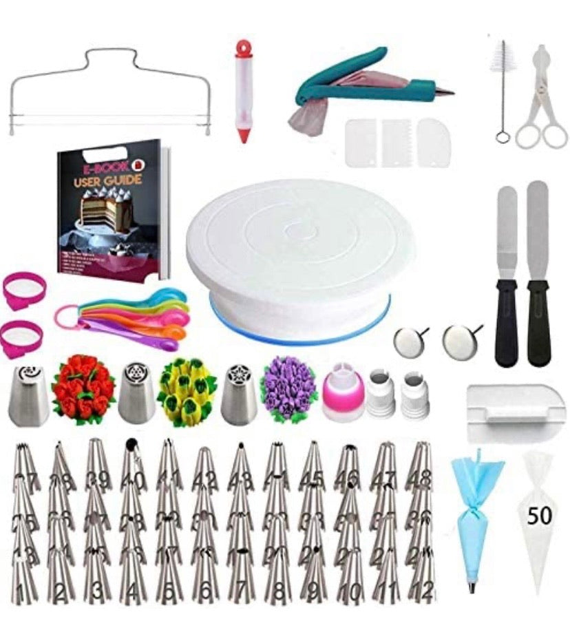 Cake Decorating Set 206 Pcs