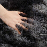 Soft Large Plush Floor Carpet Fluffy Area Rug Pad Mat Shaggy Bedroom Living Room