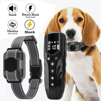 800M LCD Anti-Bark comfort   Pet Dog Training E-Collar Obedience Remote Control