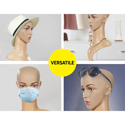 Female Mannequin Head Dummy Model Display Shop Stand Professional Use