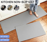 Non-Slip Waterproof Kitchen Door Mat Home Floor Rug Carpet Anti-Oil Easy Clean