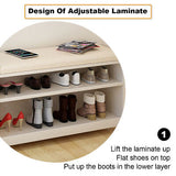 Shoes Cabinet Rack Wooden Bench Seat Storage Holder Shelf Stand Organizer Shoe