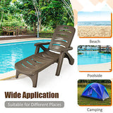 Outdoor Sun Lounge Folding Lounger Day Bed Recliner Chaise Beach Chair Furniture