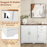 Kitchen Buffet Sideboard Storage Cabinet Modern Hallway Table Cupboard