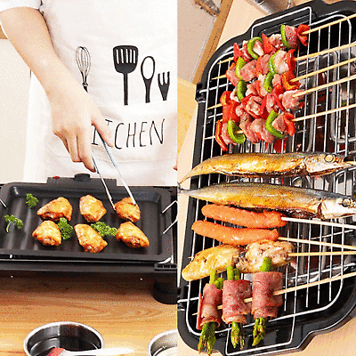 Charcoal BBQ Grill Hibachi Barbecue Portable Camping Picnic Smoker Rack AU