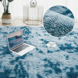 Soft Large Plush Floor Carpet Fluffy Area Rug Pad Mat Shaggy Bedroom Living Room