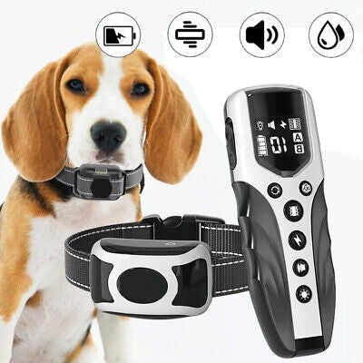 800M LCD Anti-Bark comfort   Pet Dog Training E-Collar Obedience Remote Control