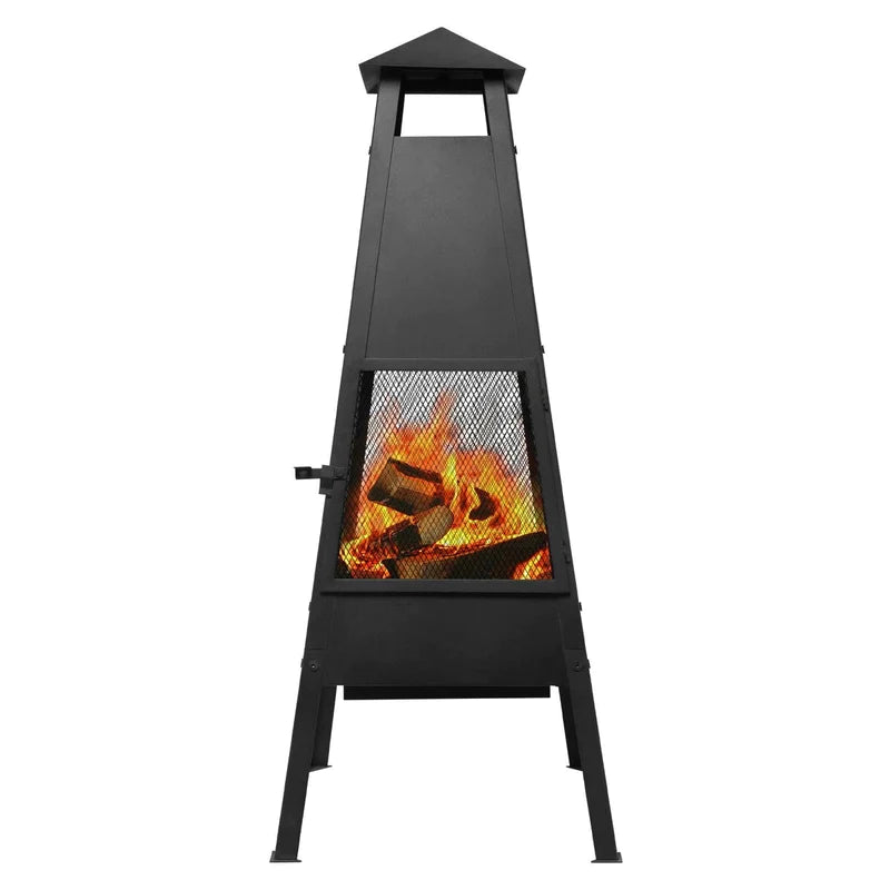 Chimney Fire Pit Patio Heater Outdoor Camping Portable Fireplace Cover