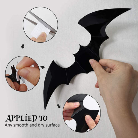 Halloween 3D Bats Decoration 60PCS