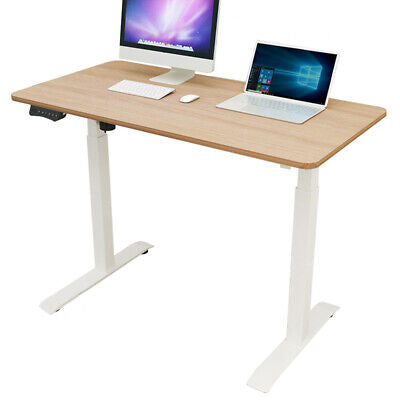 Electric Standing Desk Motorised Computer Desk Height Adjustable Sit Stand Table