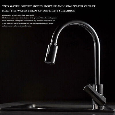 Touchless Automatic Sink Faucet Tap Motion Sensor Adapter for Bathroom Kitchen